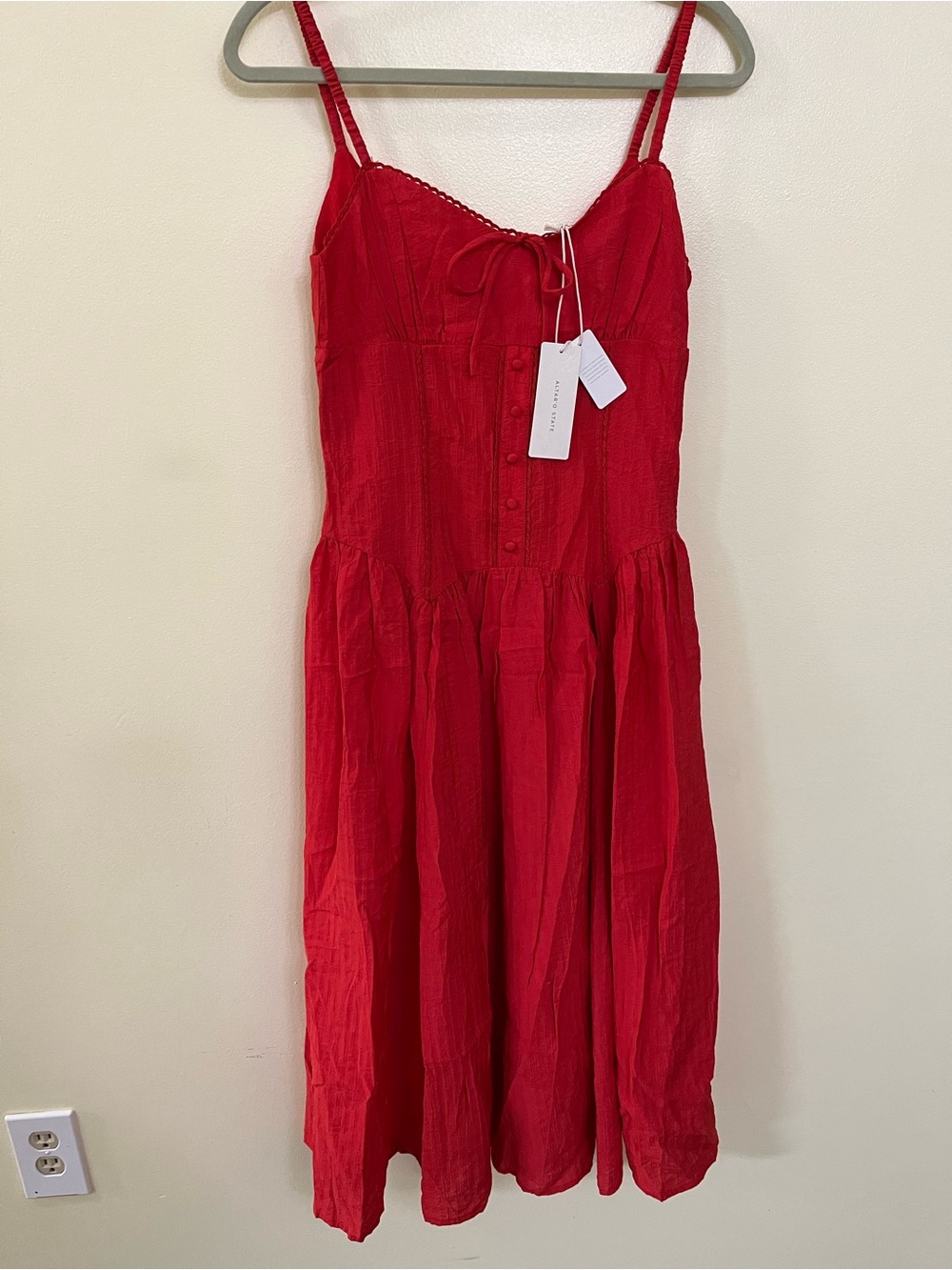 NEW Altar’d State Red Maxi Dress Size Small and Medium Available NWT - Picture 7 of 11